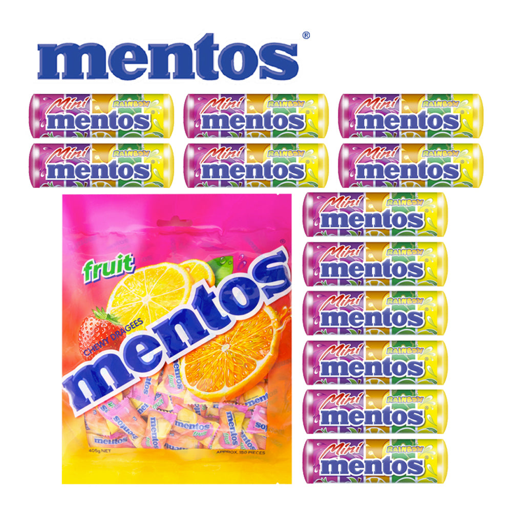 Mentos Fruit Chews Confectionery Candy Mix Sweet Snack Showbag — image 2