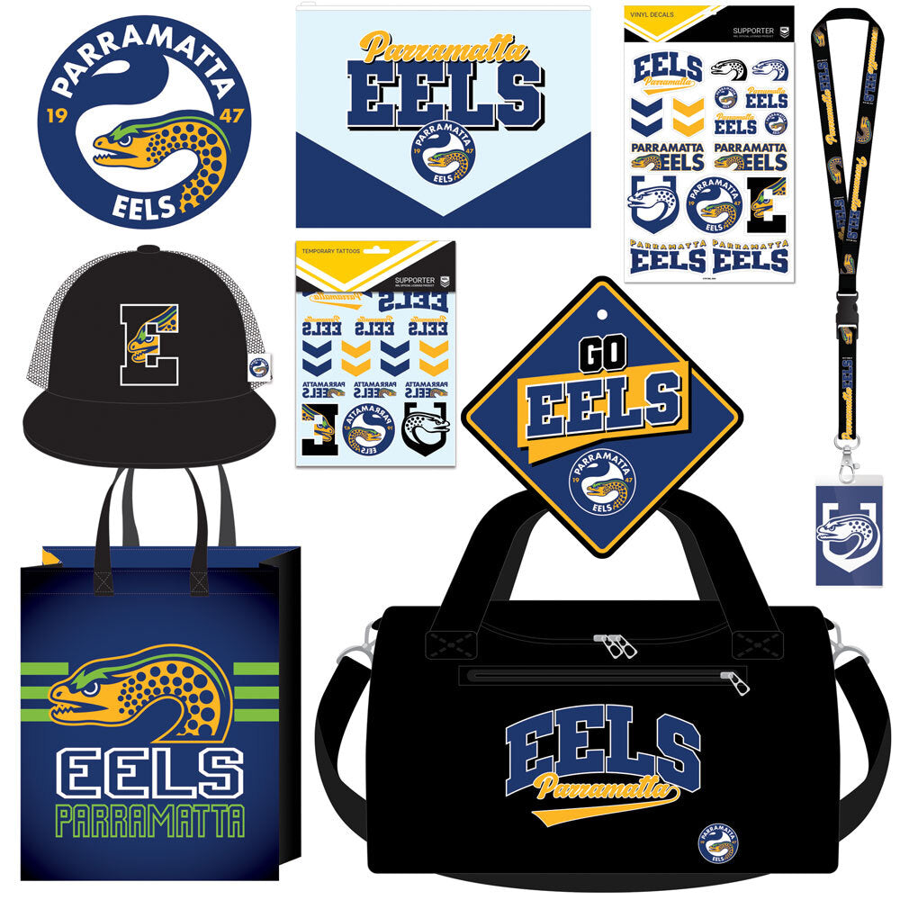 NRL Parramatta Eels Fan Variety/Assorted Merchandise Rugby Sports Showbag — image 2