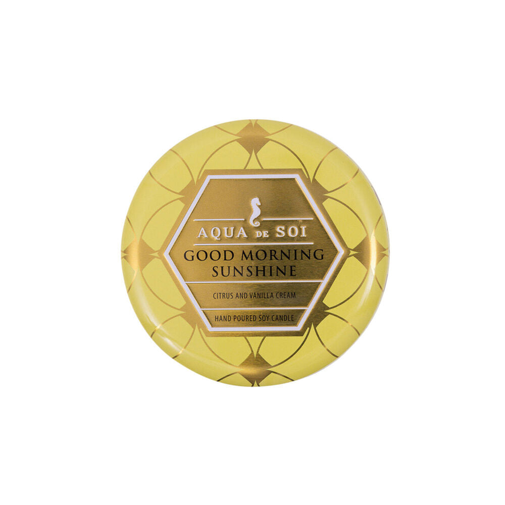The Soi CO Good Morning Sunshine Decorative 9oz Tin Candle 9.5x6cm Yellow — image 2
