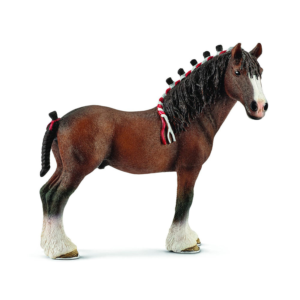 Schleich 5'' Clydesdale Gelding Animal Action Figure Kids/Children Toy 3-8y