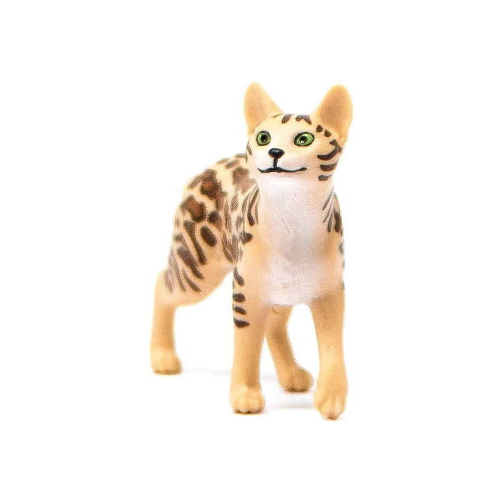 Schleich 3.3'' Bengal Cat Farm Animal Action Figure Kids/Children Play Toy 3-8y