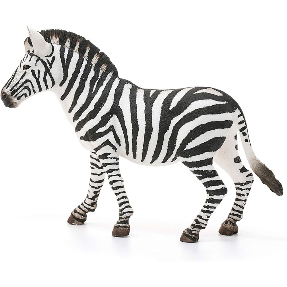 Schleich 4.7'' Female Zebra Wildlife Animal Action Figure Kids Play Toy 3-8y