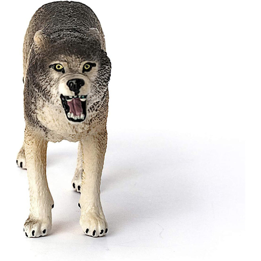 Schleich 4.1'' Wolf Wildlife Animal Action Figure Kids/Children Play Toy 3-8y — image 2