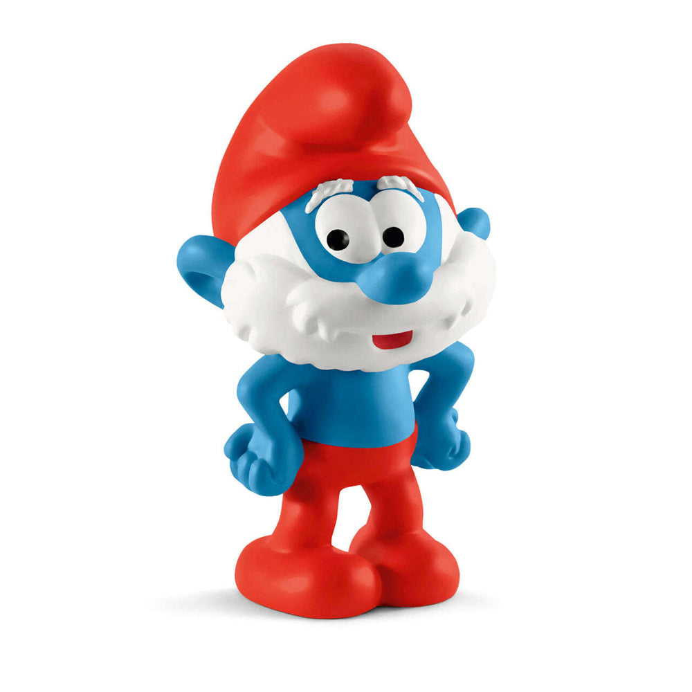 Schleich Kids/Childrens Toy Play Action Replica Figurine Papa Smurf Animal 3y+