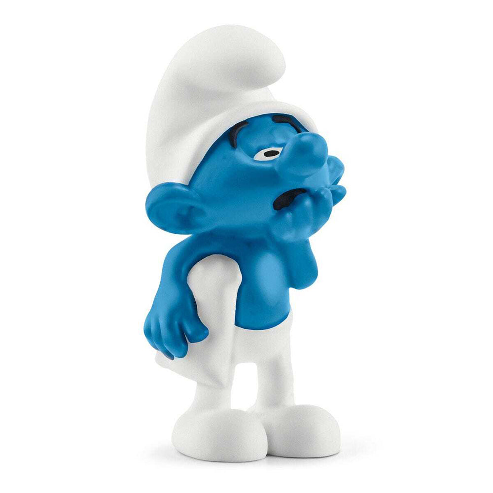 Schleich Kids/Childrens Toy Play Action Replica Figurine Lazy Smurf 3y+