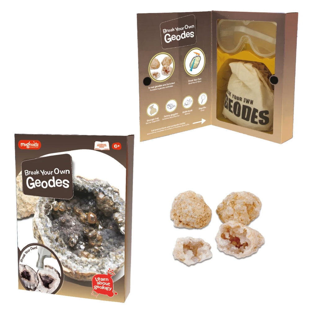 Magnoidz Break Your Own Science DIY Geodes Crystal Kit Kids/Children Toy 6y+