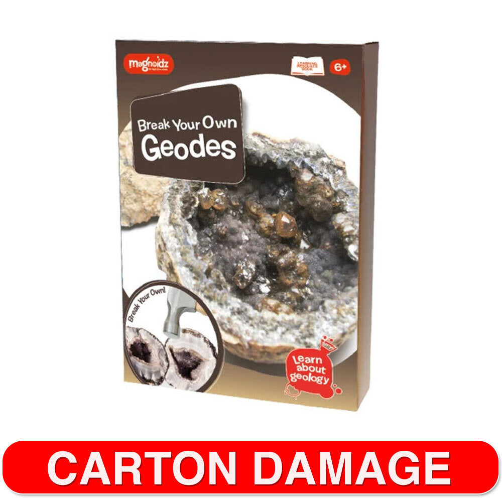 Magnoidz DIY Break Your Own Science Geodes Crystal Kit Kids/Children 6y+ Toy