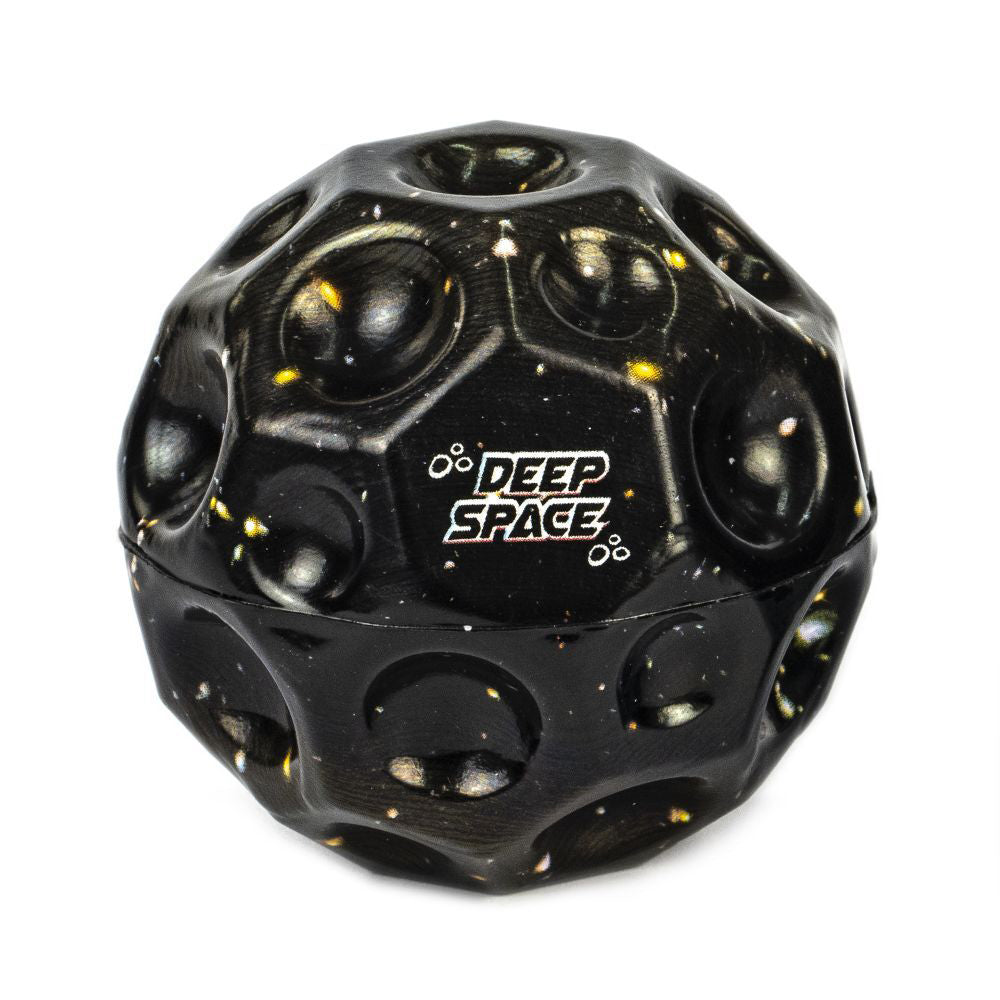 Pocket Money Fun Keycraft 7cm Deep Space Bounce Ball Kids/Children Squishy Sensory Toy Black