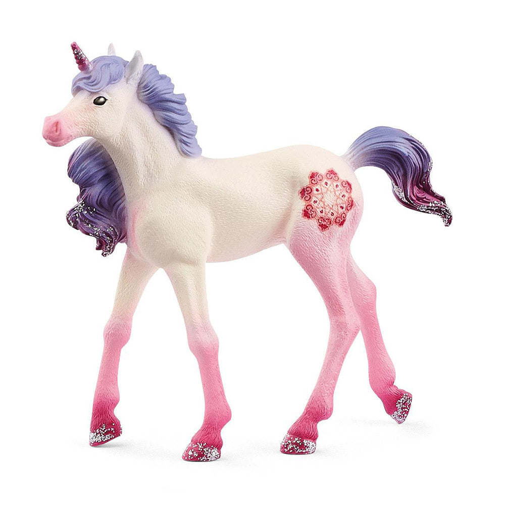 Schleich 8cm Mandala Unicorn Foal Animal Action Figure Kids/Children Toy 5-12y