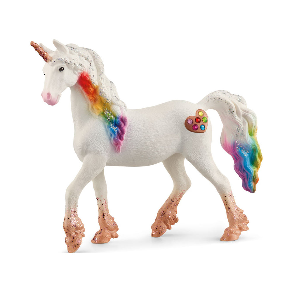 Schleich Bayala 7.1'' Rainbow Love Unicorn Mare Action Figure Kids Toy 5-12y