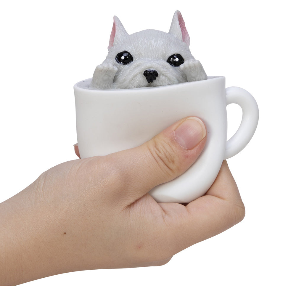 Schylling Pup In a Cup Kids Squeeze Sensory Squish Play Toy 6cm Assorted 3y+ — image 4