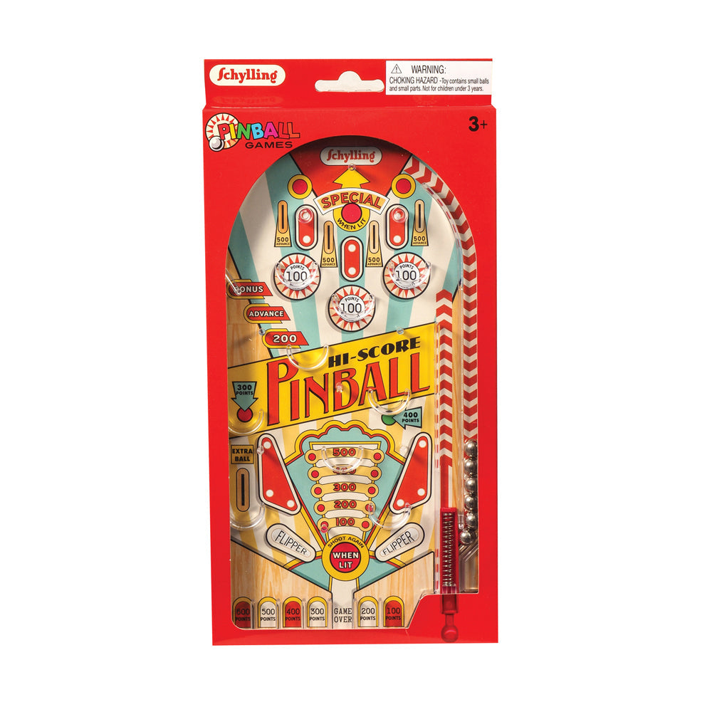 Schylling Hi-Score Pinball Game 28.5cm Kids/Children Arcade Tabletop Toy 3y+