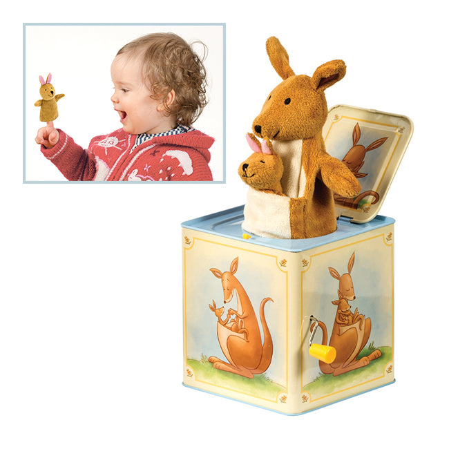 Schylling 16cm Kangaroo Jack In The Box Kids Interactive Play Sensory Toy 18m+ — image 2
