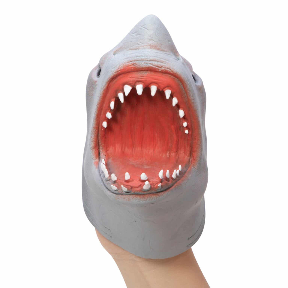Schylling Stretchy Shark Hand Puppet Kids Fun Pretend/Role Play 15cm Toy 5y+ — image 2