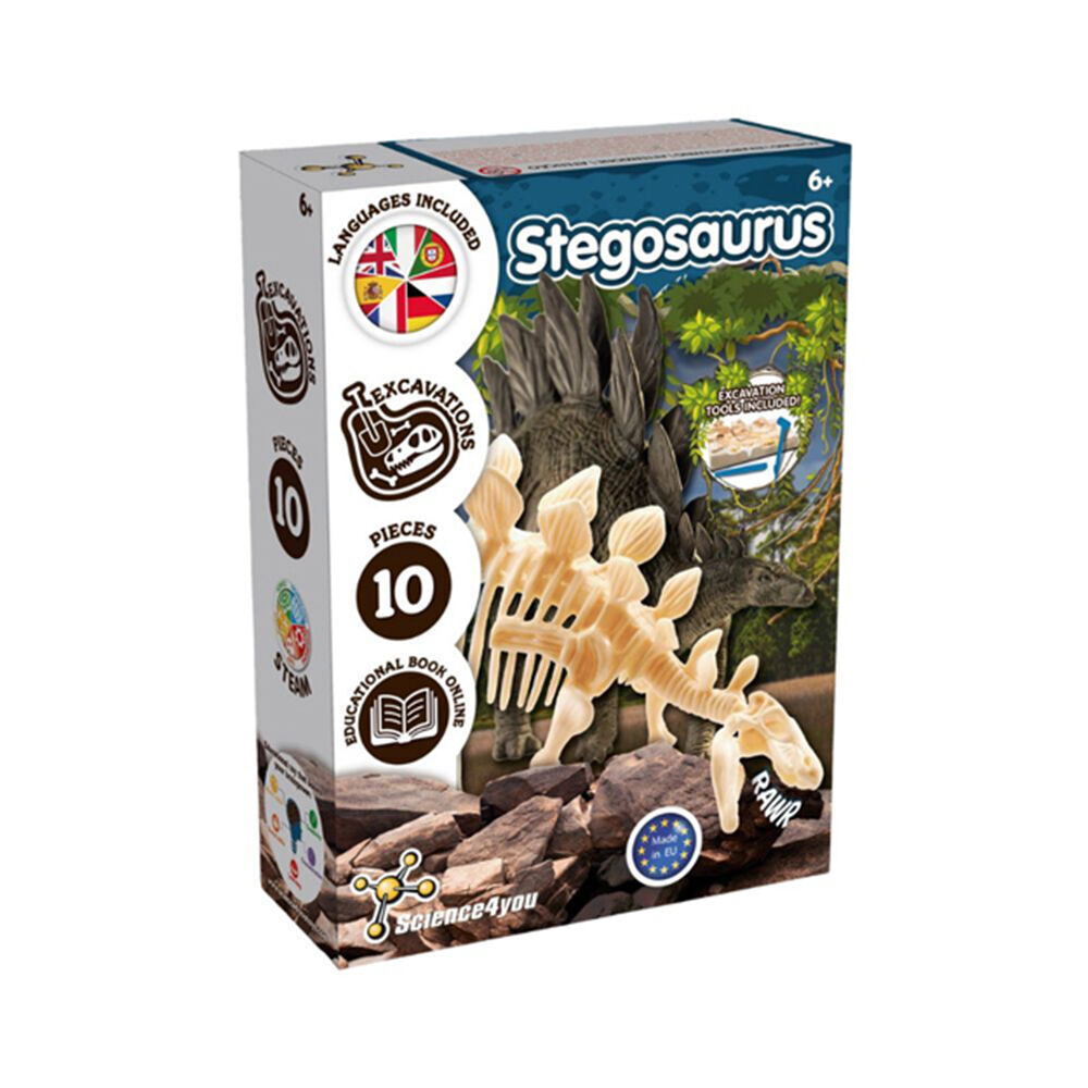 Science 4 You Stegosaurus Fossil Excavation Kids Educational Science Kit 6y+ (2 Pack) — image 2