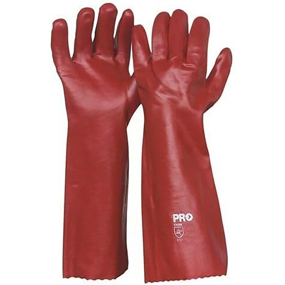 Safecorp PPE Safety Equipment Gloves Pair Pvc Oil/Chemical Resistant 45cm