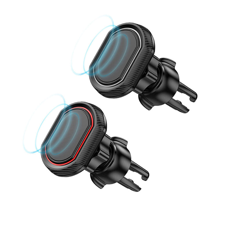 Sansai Magnetic Smartphones/ Mobile Phones Car Air Vent Mounts/Holder Black (2 Pack)
