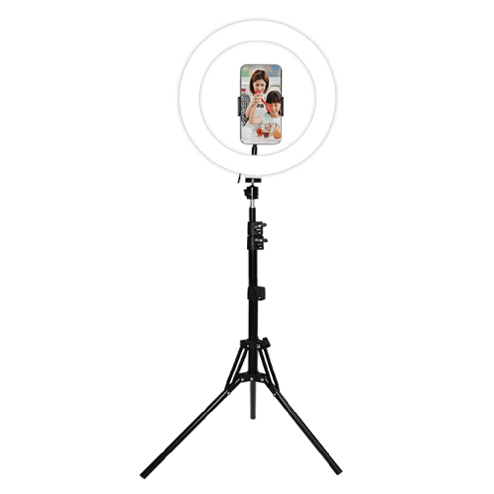 Sansai Dimmable 13W LED Ring Light Tripod Stand f/Photography Makeup Lighting Recording