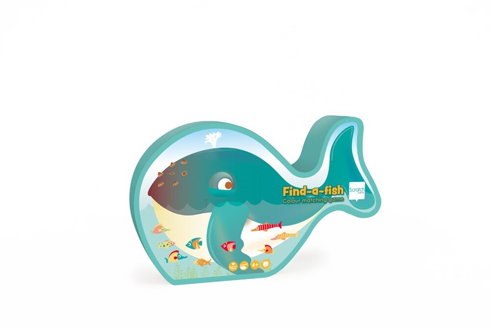 Scratch Europe Game Find-a-Fish-Colour Matching Game Interactive Kids Toy 3y+