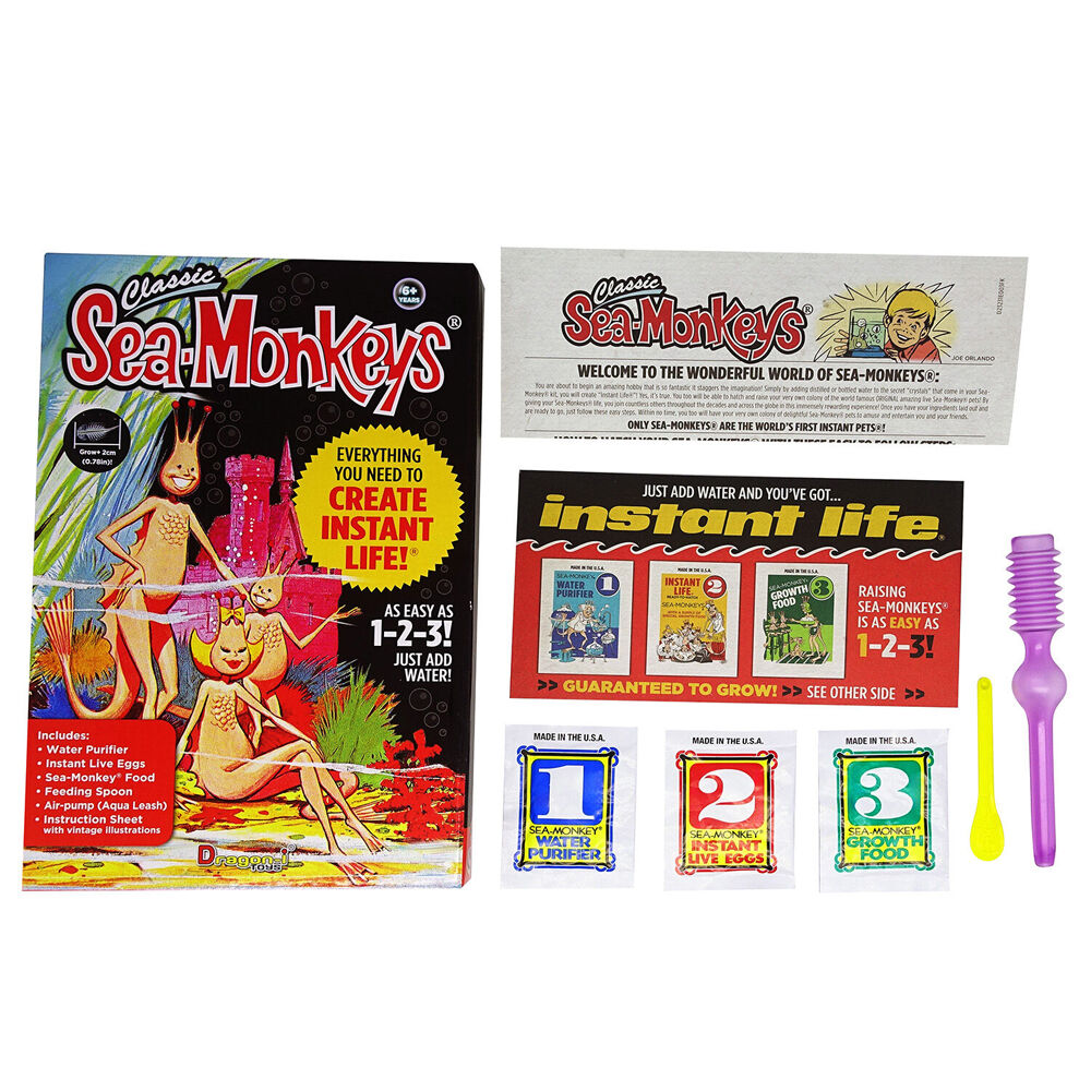 The Original Sea-Monkeys Dragon-i Toys Classic Sea-Monkeys Educational Science Toy 15.24x22.86cm 6y+ — image 4