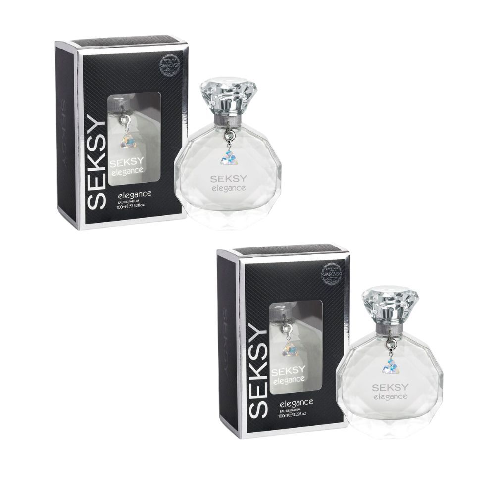 Seksy Elegance EDP Eau De Parfum Fragrance Spray For Ladies/Women 100ml (2 Pack)