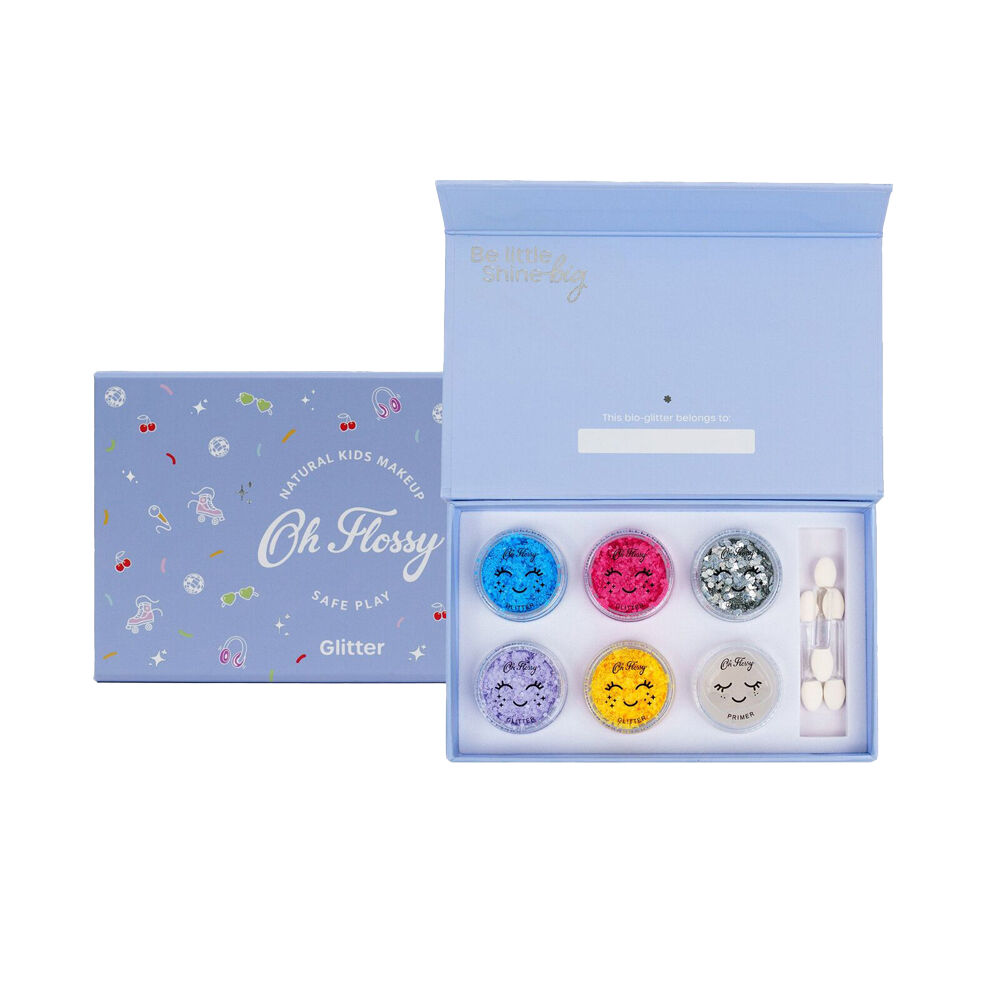 OH Flossy Kids Disco Fever Glitter Set Non-Toxic 10x10cm