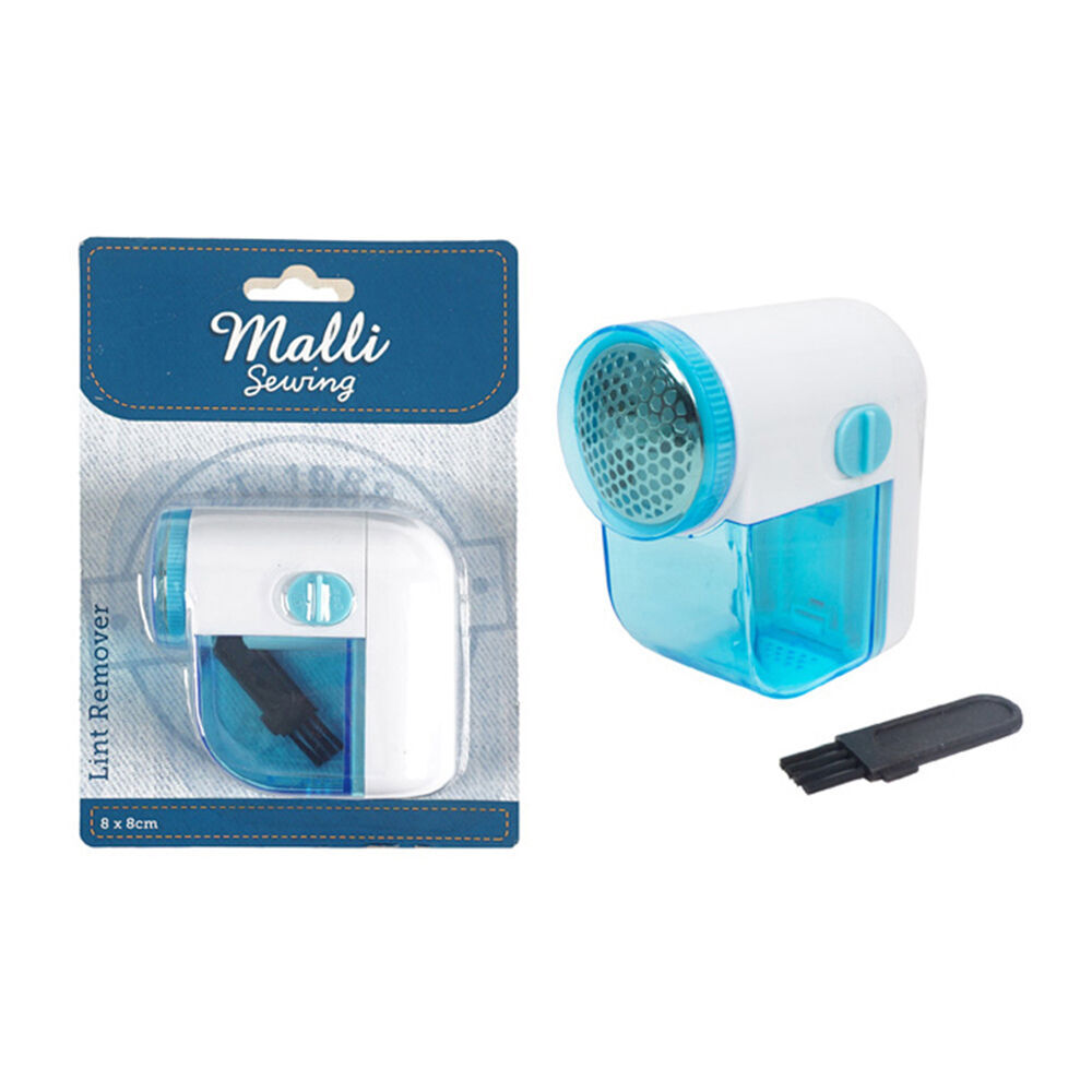 Malli Sewing Portable Plastic Lint Remover Fabric Shaver 128x4cm - Blue (4 Pack) — image 3