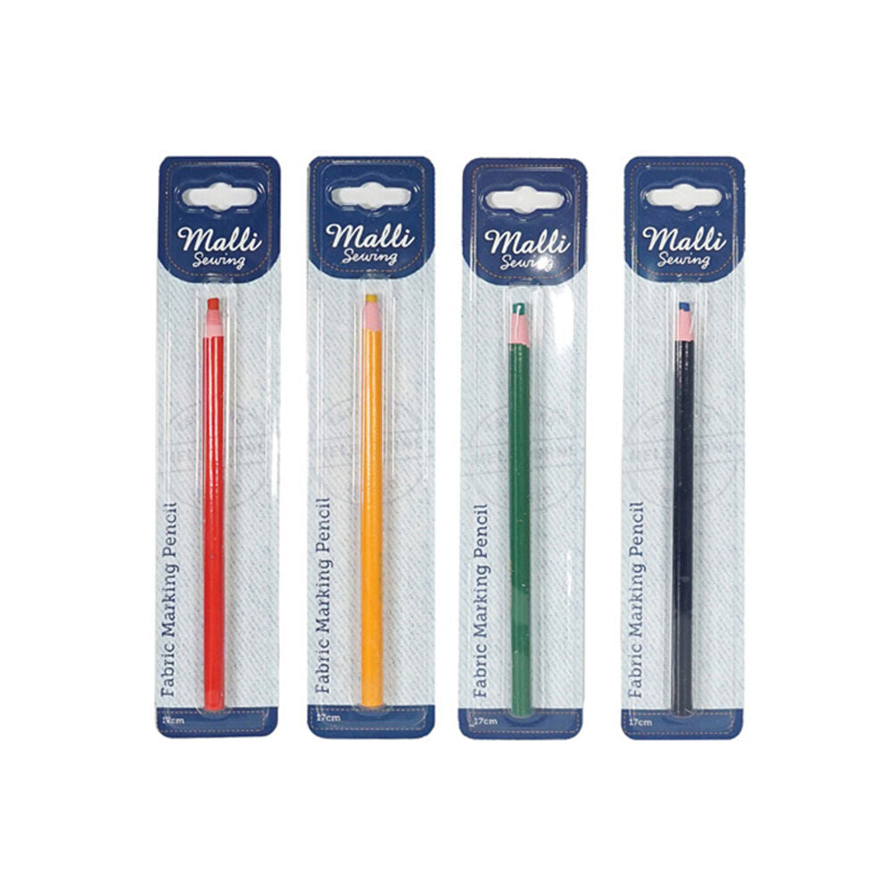 Malli Sewing Fabric Marking Pencil Temporary Fabric Marking Tool 17cm Assorted — image 2