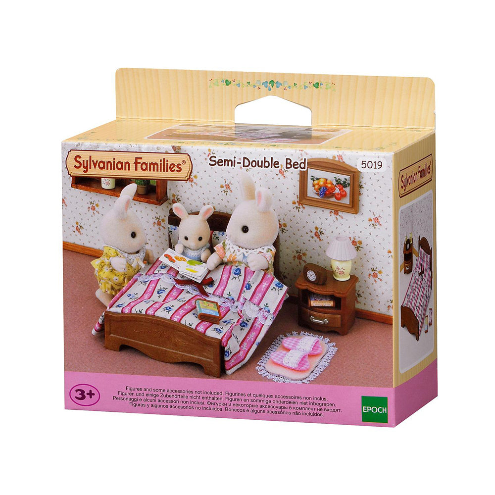 Sylvanian Families Semi-Double Bed Dollhouse/Miniature Furniture Kids Toy 3+