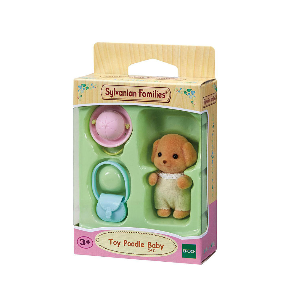Sylvanian Families Toy Poodle Baby Kids Miniature Collectible Figure Toys 3+ (3 Pieces)