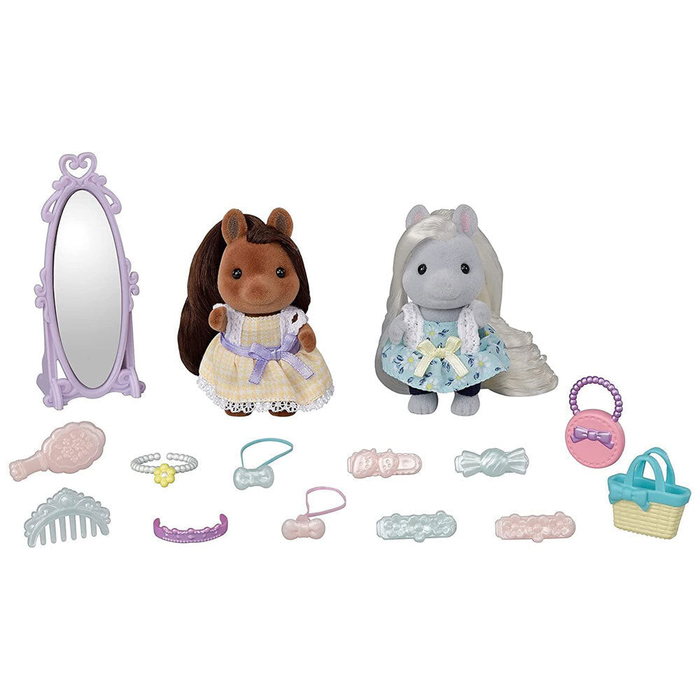 Sylvanian Families Kids/Children Toy Pony Friends Doll Set w/ Accessories 3y+