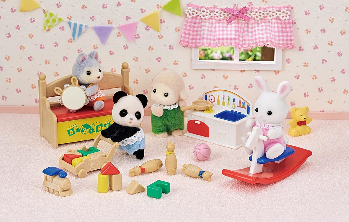 Sylvanian Families Babys Box Snow Rabbit/Panda Babies Kids Playset Toy 3y+ — image 3