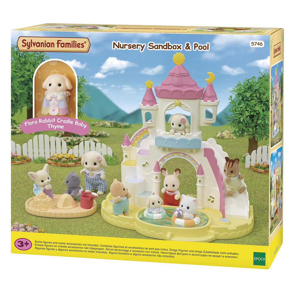 Sylvanian Families Nursery Sandbox & Pool Kids Miniature Figure Toy 3y+ (14 Pieces) — image 6