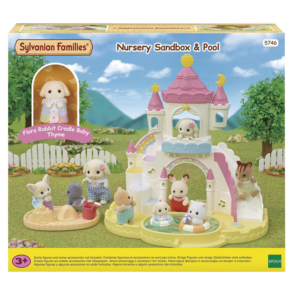 Sylvanian Families Nursery Sandbox & Pool Kids Miniature Figure Toy 3y+ (14 Pieces) — image 5