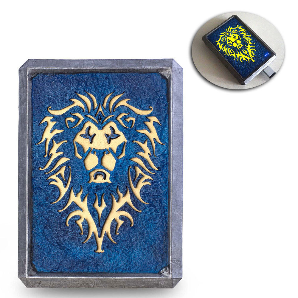 Swordfish World Of Warcraft 6,720mAh Alliance Symbol Portable Dual USB Charger PowerBank — image 2