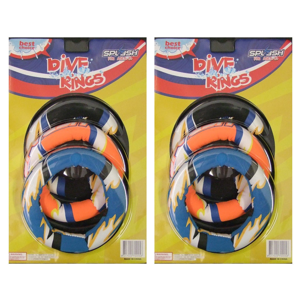 Regent Aqua Ride Dive Rings Underwater Diving Game Swimming Pool Water Toys (2 Pack)