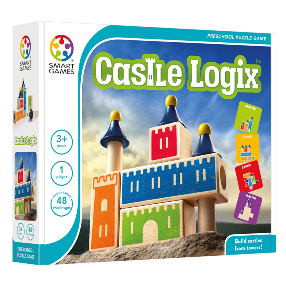 Smart Games Castle Logix Preschool Puzzle Building Blocks Logic Game Kids 3y+