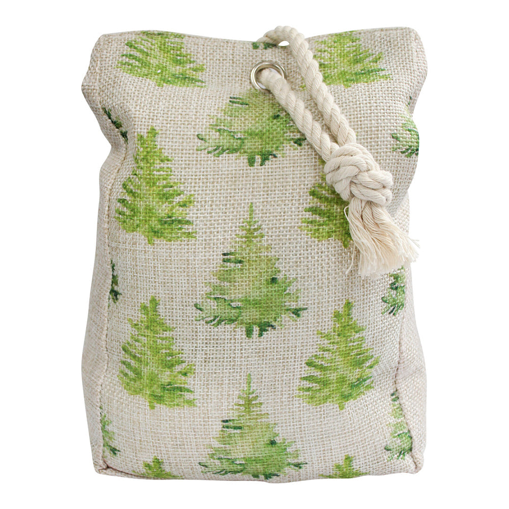 LVD Pine Tree 19cm Rectangle Doorstop Home/Office Room Decor Weighted Door Stopper
