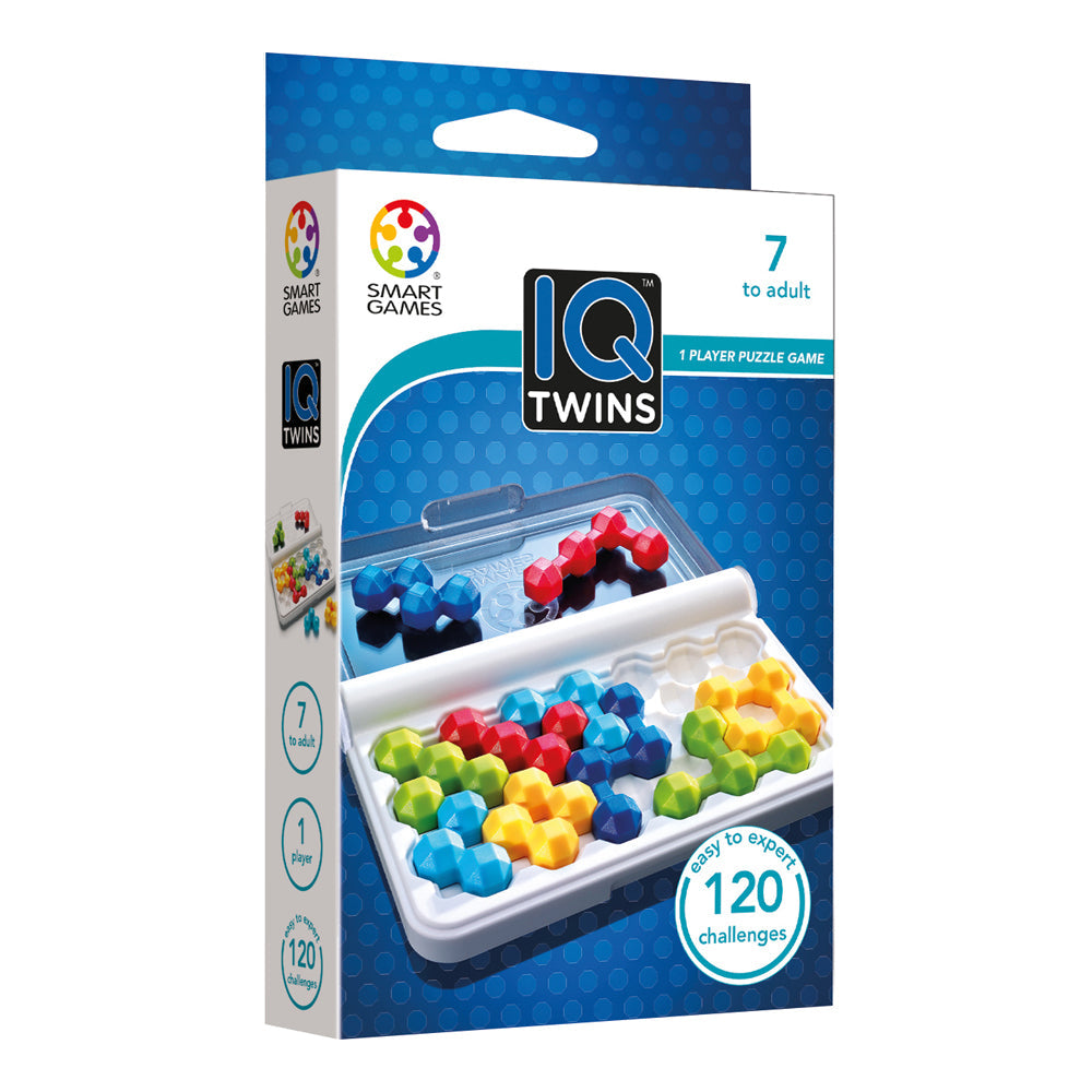 Smart Games IQ Twins 1 Player Puzzle Logic Brain Game Board Kids/Adults 7y+