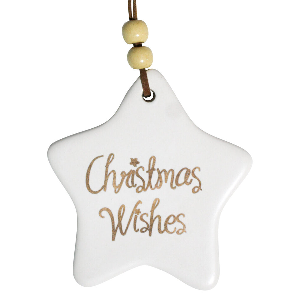 LVD Star Indigenous Home/Office Hanging Christmas Display Decor 9x9cm Aqua — image 3