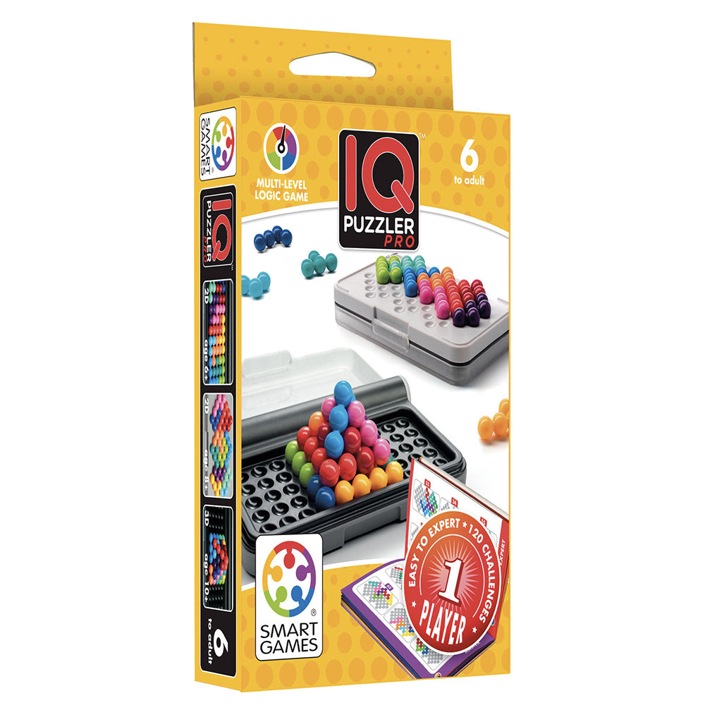Smart Games IQ Puzzler Pro Children's/Kid's Single Player Puzzle Grid Game 6y+