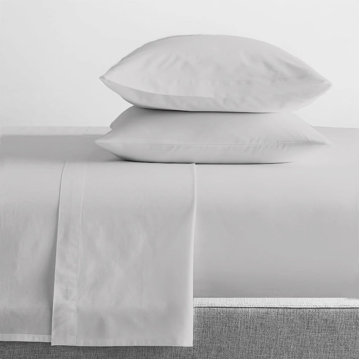 Renee Taylor Queen Bed Sheet/Pillowcase Set 300TC Organic Cotton Bedding Vapour