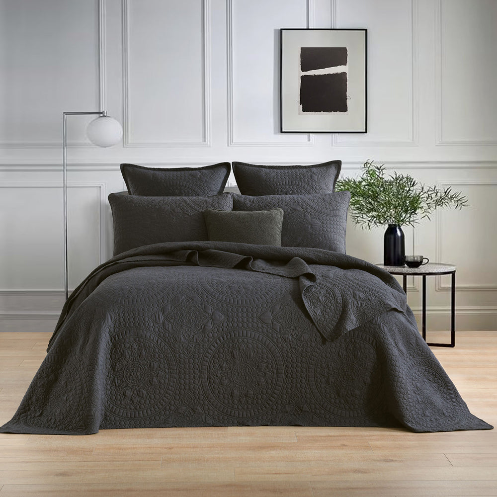 Renee Taylor Asher Jacquard 65x65cm Euro Pillowcase Rectangle Pillow Cover — image 3