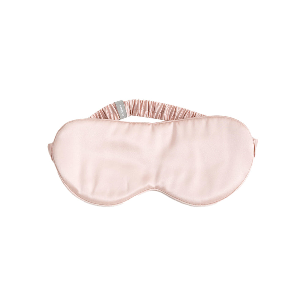 Renee Taylor Mulberry Silk Eye Mask Sleeping Shade/Cover Sleep Blindfold — Blush