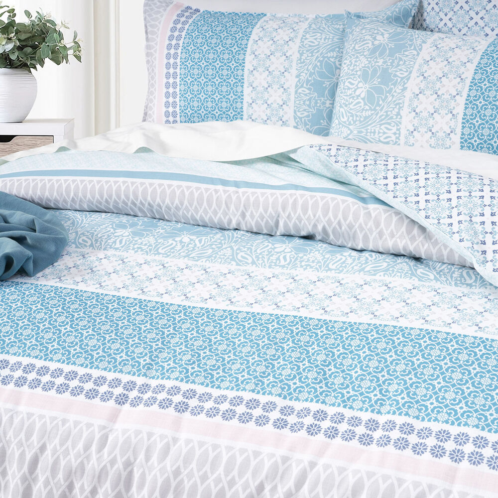 Renee Taylor 300 TC Cotton Reversible Quilt Cover Set Margot — image 3