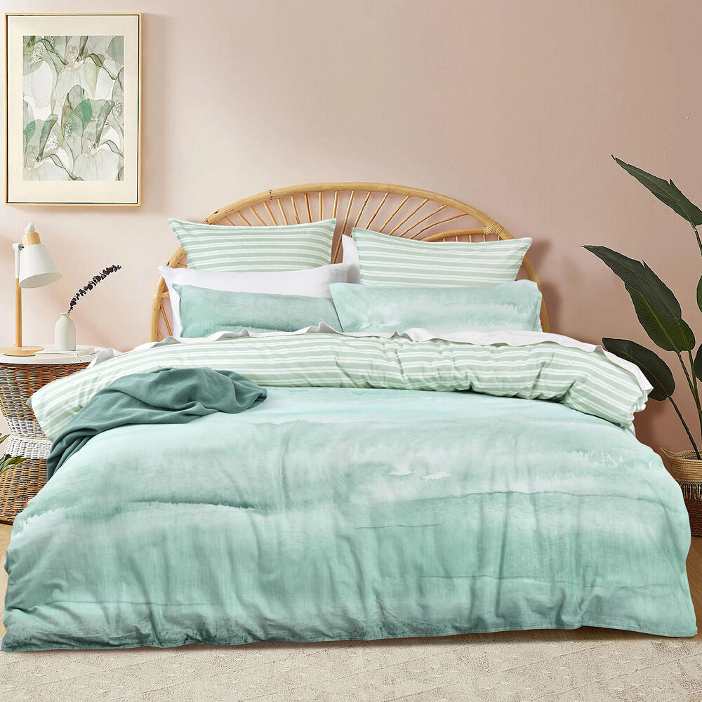 Renee Taylor 300 TC Cotton Quilt Cover Set Terrain