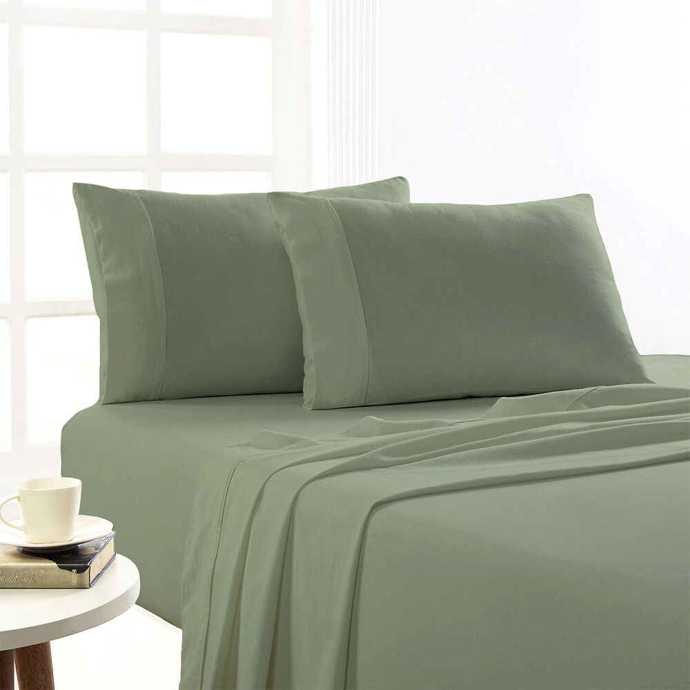 Park Avenue Cotton Flannelette Bed Sheet Sets Juniper