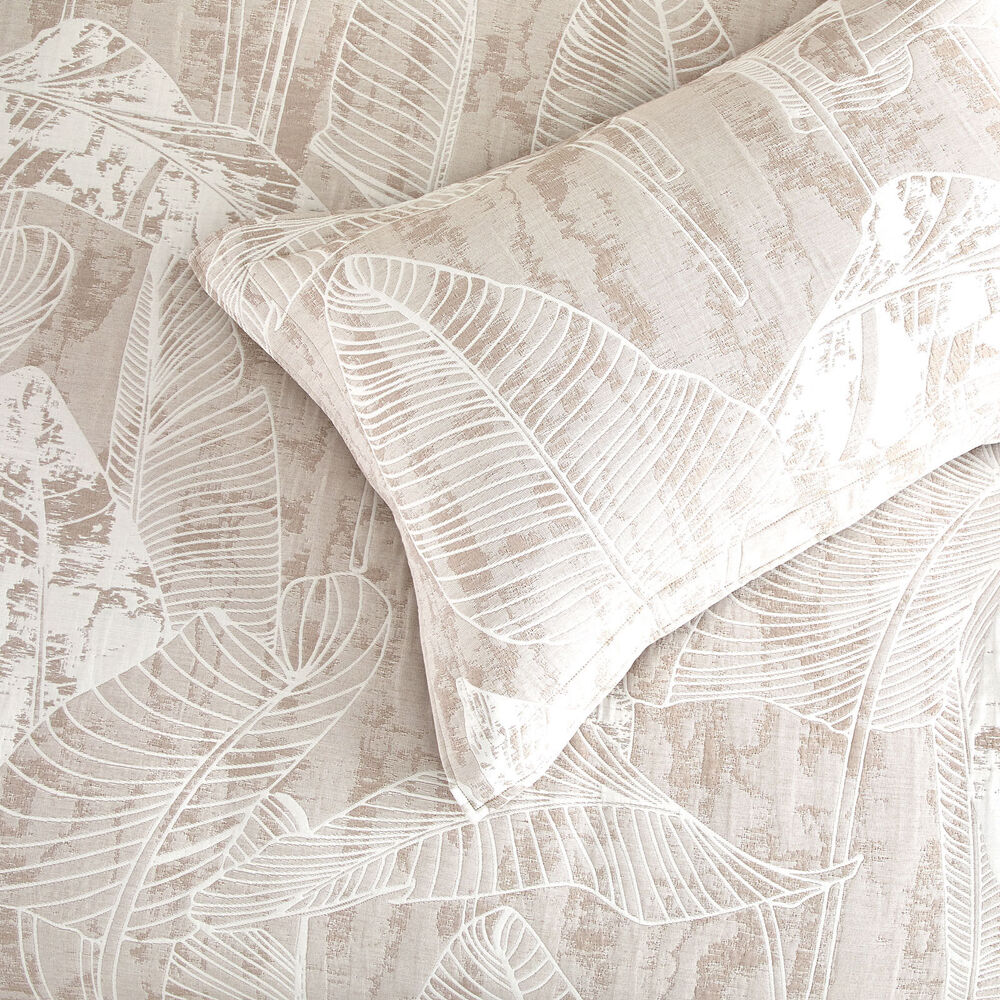 Renee Taylor 65x65cm Wood Panache Jacquard European Square Pillowcase — image 3