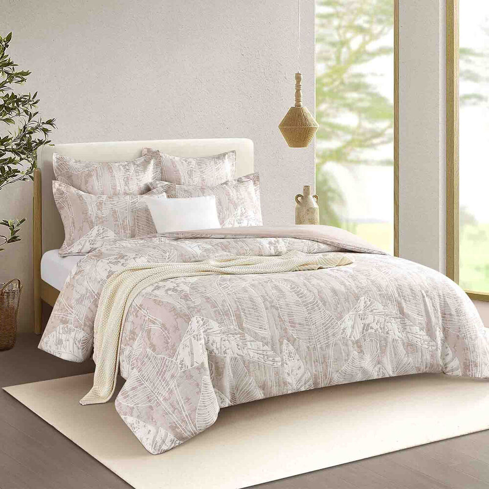 Renee Taylor 65x65cm Wood Panache Jacquard European Square Pillowcase — image 2