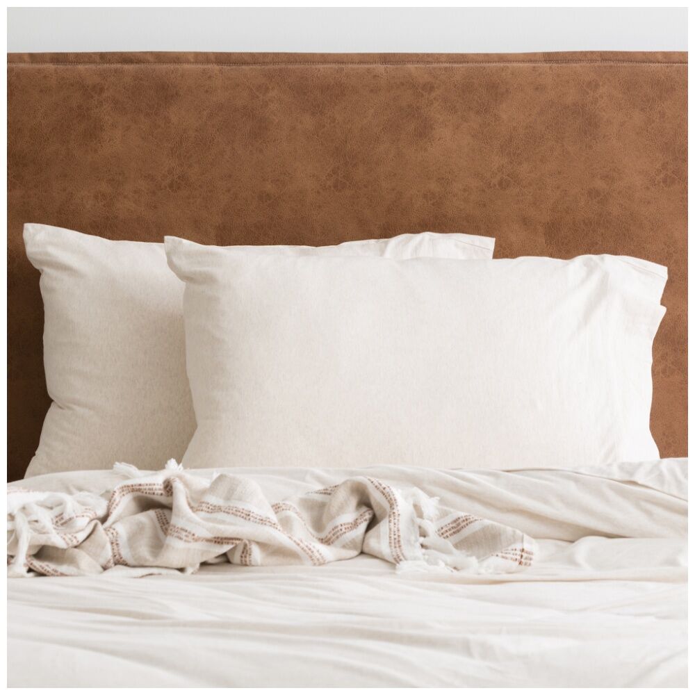 Renee Taylor Comfort T’s Organic Cotton Jersey Sheet Set Oatmeal — image 4
